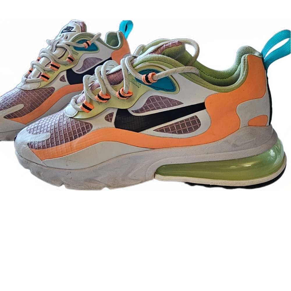 Nike Air Max 270 React SE Multicolor Women’s Size 6 - CJ0620-600 - Picture 4 of 16